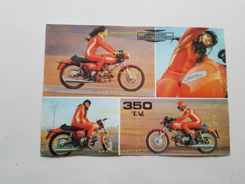 Aermacchi Harley-Davidson 350 TV 1971 depliant originale