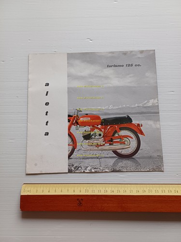 Aermacchi Harley-Davidson Aletta 125 Turismo depliant italiano originale