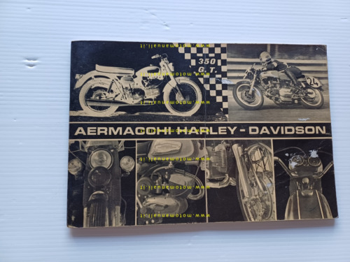 Aermacchi Harley-Davidson GT 350 1970 manuale uso manutenzione originale