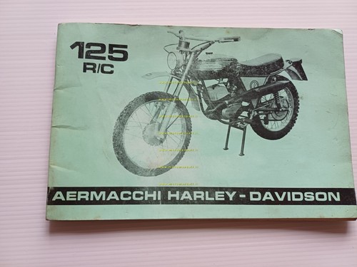 Aermacchi Harley-Davidson RC 125 1972 manuale uso ITALIANO originale