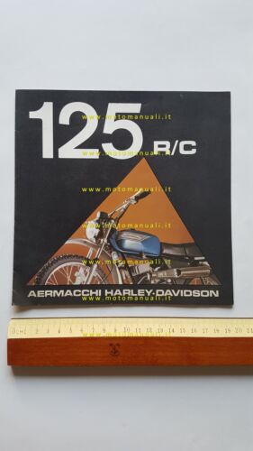 Aermacchi Harley-Davidson RC 125 depliant originale italiano