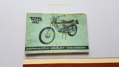 Aermacchi Harley-Davidson RC 125 manuale uso ITALIANO originale