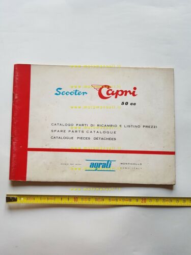 Agrati Capri 50 Scooter 1966 catalogo ricambi originale spare parts …