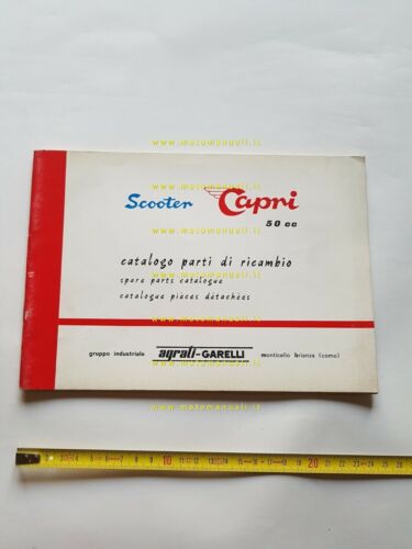 Agrati Capri 50 Scooter 1968 catalogo ricambi originale spare parts …