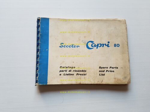 Agrati Capri 80 scooter 1960 catalogo ricambi originale spare parts …