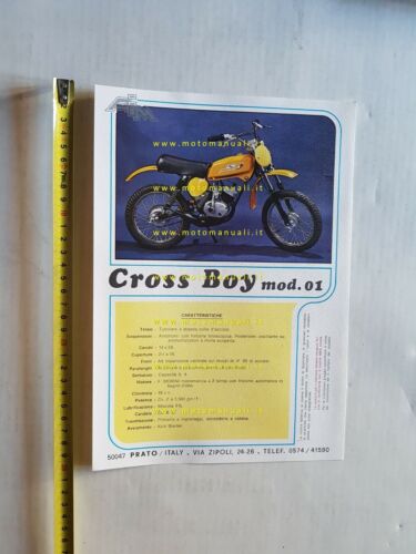 AIM 50 Cross Boy mod. 01 anni 70 depliant originale …