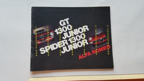Alfa Romeo 1300 GT Spider Junior 1971 depliant OLANDESE originale …