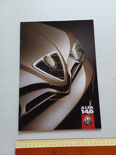Alfa Romeo 146 modelli 1999 depliant TEDESCO originale