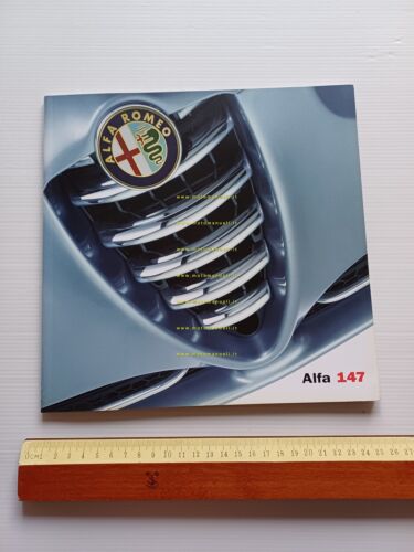 Alfa Romeo 147 modelli 2000 depliant italiano originale
