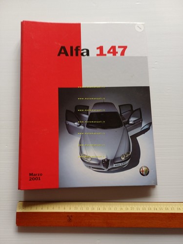 Alfa Romeo 147 presentazione modelli 2001 cartella stampa originale