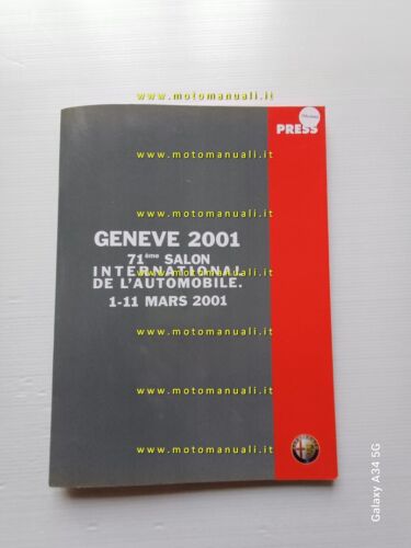 Alfa Romeo 147 Salone Internazionale Auto Geneve 2001 cartella stampa …
