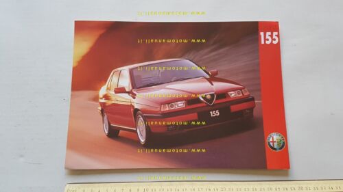 Alfa Romeo 155 1996 depliant originale testo OLANDESE DUTCH text