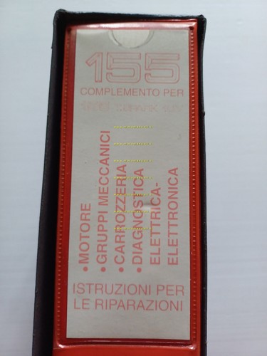 Alfa Romeo 155 TS 1994-5 COMPLEMENTO manuale officina Motore Mecc. …