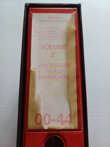 Alfa Romeo 156 1997-99 manuale officina originale Procedure Riparazioni vol. …