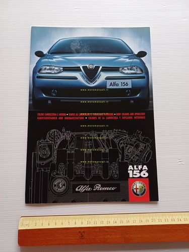 Alfa Romeo 156 modelli 1999 cartella colori esterni interni depliant …