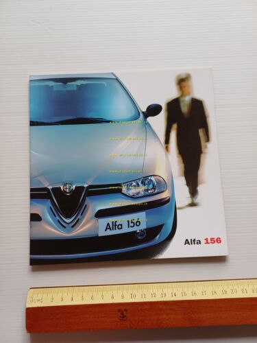 Alfa Romeo 156 modelli 2000-01 2 depliant italiano