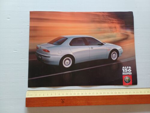 Alfa Romeo 156 Selespeed 1999 depliant originale italiano