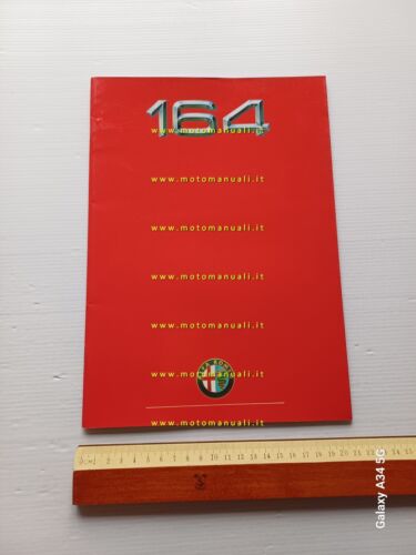 Alfa Romeo 164 tutti modelli 1987 depliant originale italiano