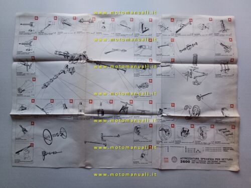 Alfa Romeo 2600-Giulietta-Giulia-2000 1966 attrezzi speciali manifesto originale