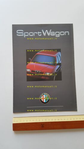 Alfa Romeo 33 Sportwagon modelli 1990 depliant originale italiano