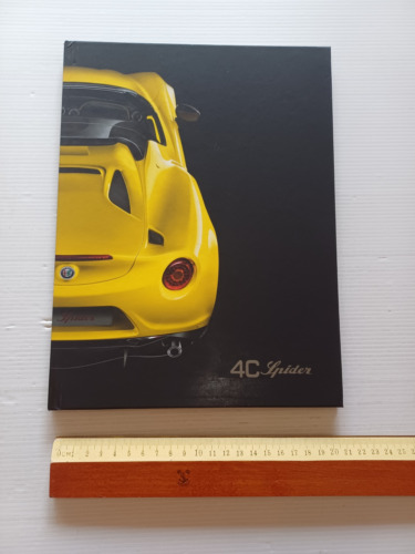 ALFA ROMEO 4C Spider 2016 depliant originale italiano