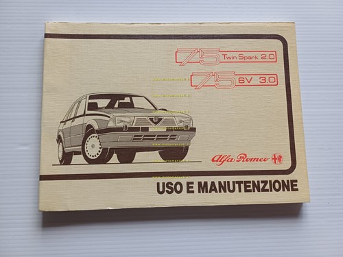 Alfa Romeo 75 Twin Spark 2.0 - 6V 3.0 1987 …