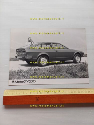 Alfa Romeo Alfetta GTV 2000 foto cartella stampa originale