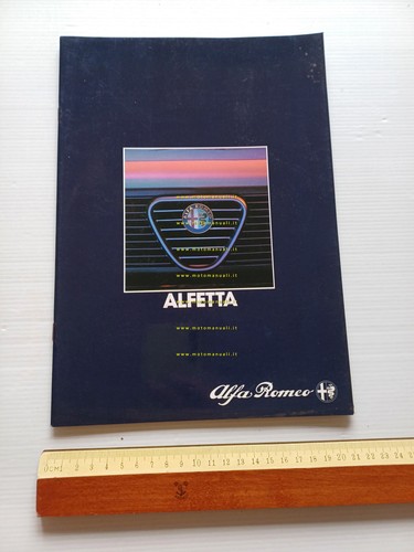 Alfa Romeo Alfetta modelli 1984 depliant italiano originale