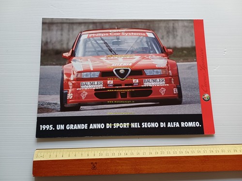 Alfa Romeo Corse 1995 depliant originale italiano