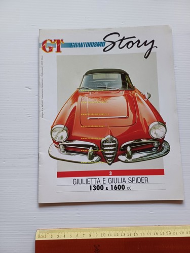 Alfa Romeo Giulietta-Giulia Spider 1.3-1.6 Allegato rivista GT Granturismo 1987