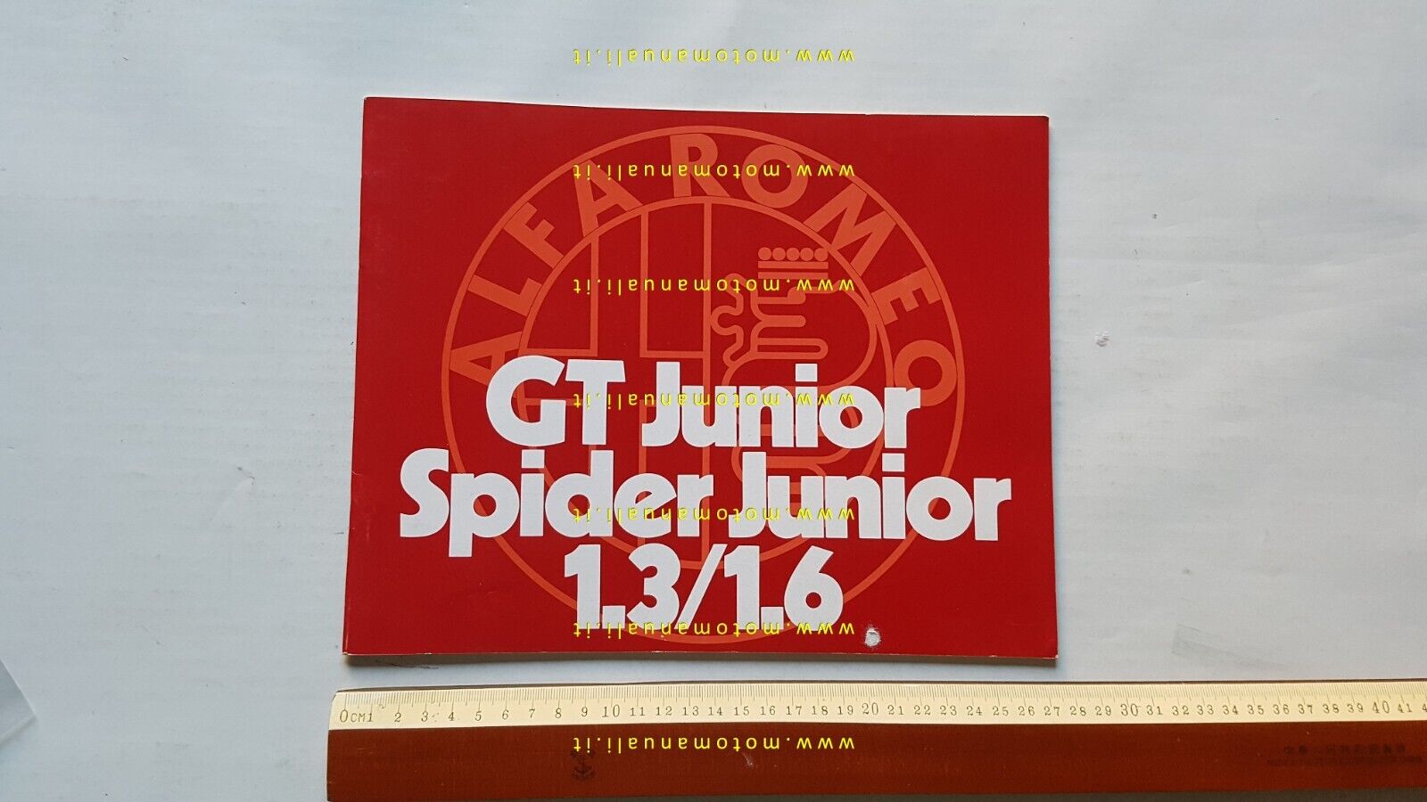 Alfa Romeo GT - Spider Junior 1972 depliant originale italiano