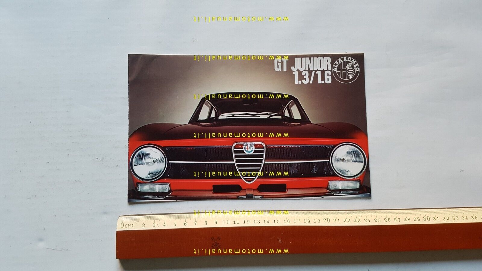 Alfa Romeo GT Junior 1.3 - 1.6 1973 depliant originale …