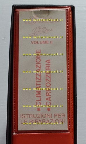 Alfa Romeo GTV - Spider 1994-96 manuale officina Carrozzeria - …