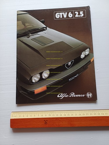 Alfa Romeo GTV 6 2.5 1982 depliant originale italiano