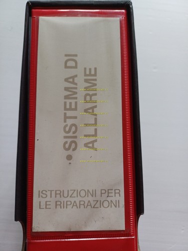 Alfa Romeo GTV-Spider-145-146-155-164 1996-98 manuale officina Sistemi Allarme
