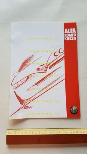 Alfa Romeo produzione 1997 depliant OLANDESE originale DUTCH text brochure