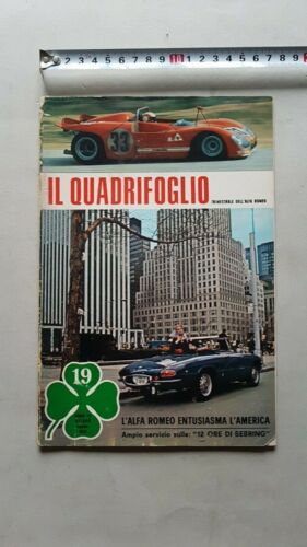 Alfa Romeo Rivista Il Quadrifoglio n. 19 1971 no depliant …