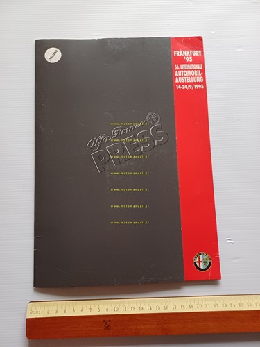 Alfa Romeo Salone Internazionale Auto Frankfurt 1995 cartella stampa originale