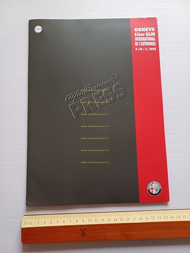 Alfa Romeo Salone Internazionale Auto Geneve 1995 cartella stampa originale