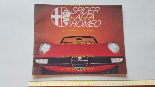 Alfa Romeo Spider 1.6 - 2.0 1979-80 depliant OLANDESE originale …