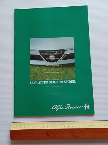 Alfa Romeo Spider 1.6 - 2.0 modelli 1985 depliant italiano …