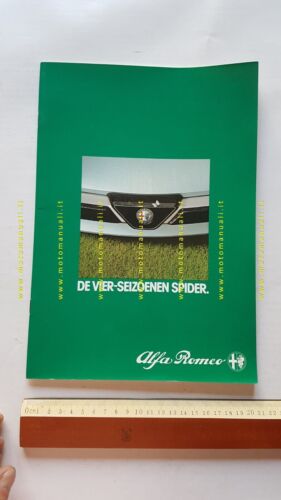 Alfa Romeo Spider 2.0 1983 depliant originale OLANDESE brochure DUTCH …