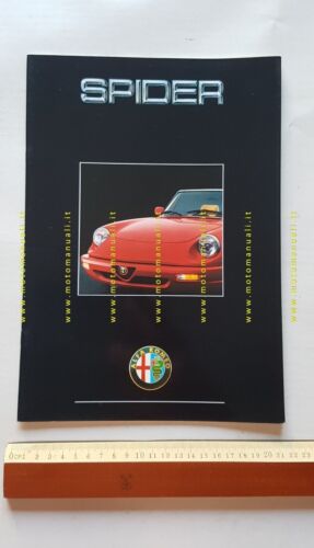 Alfa Romeo Spider 2.0 1989 depliant OLANDESE originale DUTCH text