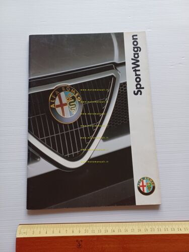 Alfa Romeo Sportwagon modelli 1992 depliant originale italiano