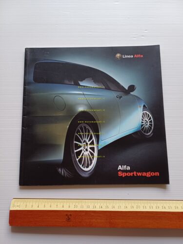 Alfa Romeo Sportwagon modelli 2005 depliant originale TEDESCO