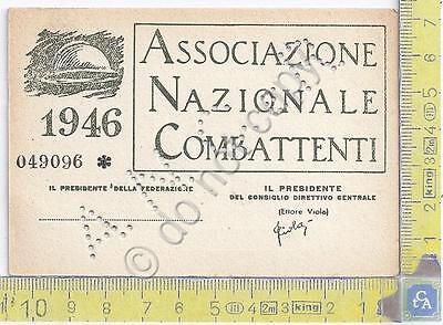 ANCeR - Associazione Nazionale Combattenti - 1946 - Non compilata