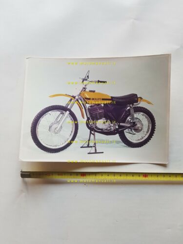 Ancillotti Scarab 125 CR Cross 1972-73 foto stampa originale moto …