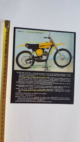 Ancillotti Scarab 50 Cross Casa 1977 depliant originale moto brochure