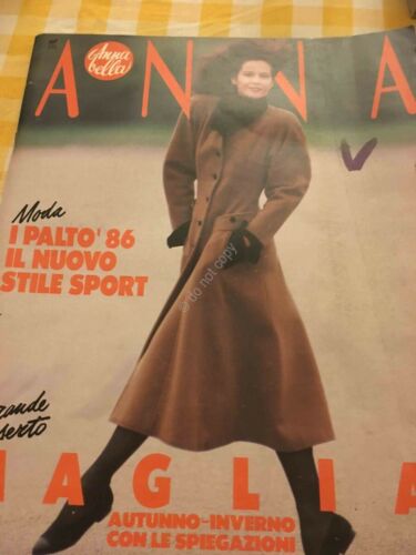 Anna Annabella Rivista Magazine 1 Novembre 1986 n.44 Sting