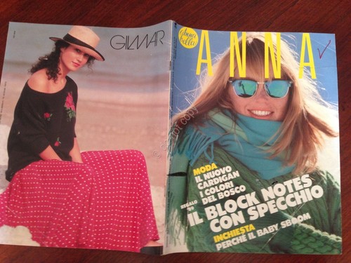 Anna Rivista Magazine 19 Gennaio 1989 n. 3 Ombretta Colli …